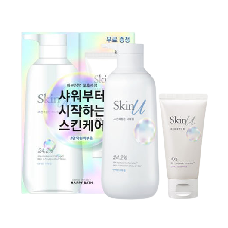 해피바스-스킨유 스킨에멀전 샤워젤 기획세트-2