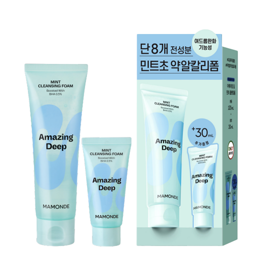 마몽드-어메이징 딥 민트 클렌징 폼 기획세트-2