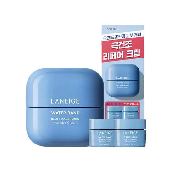 라네즈-워터뱅크 블루 히알루로닉 인텐시브 크림 기획세트-2