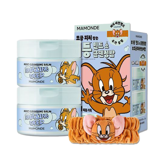 마몽드-어메이징 딥 민트 클렌징밤_톰과제리 더블 기획세트-2