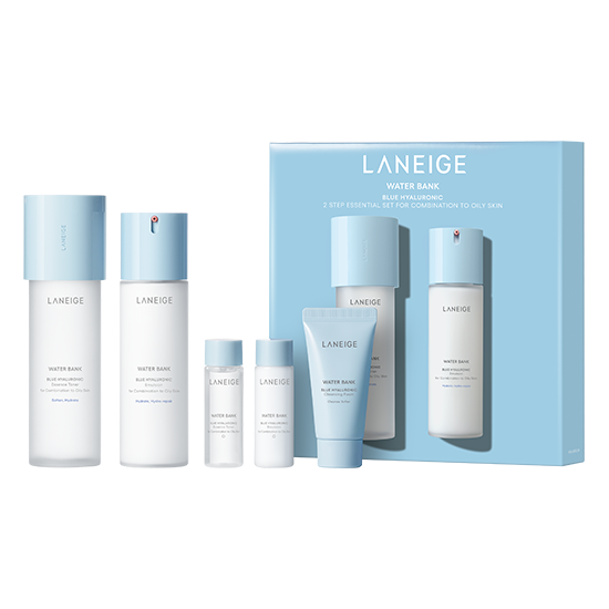 라네즈-워터뱅크 블루 히알루로닉 기초 세트(지·복합용)-2