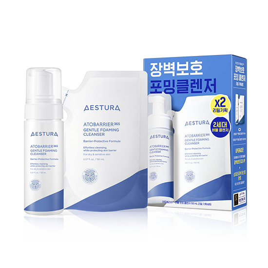 에스트라-아토베리어365 젠틀 포밍 클렌저 리필 기획세트-2